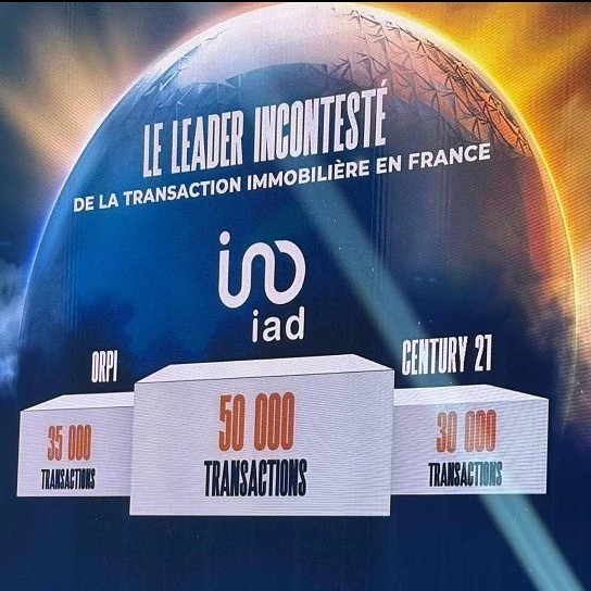 IAD France leader marché immobilier