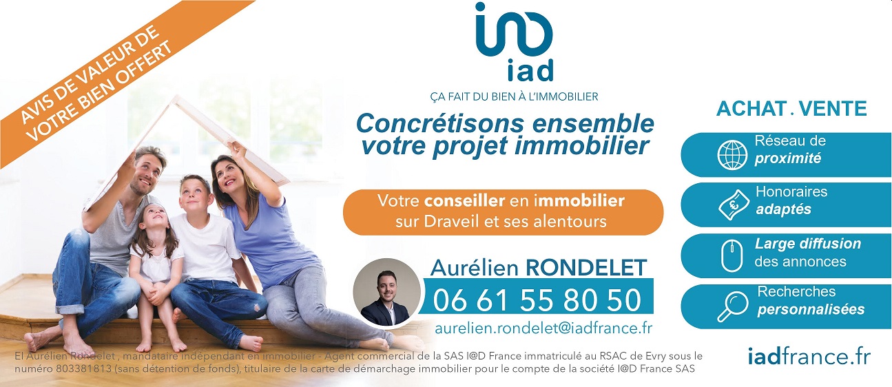 Aurélien rondelet agent immobilier Draveil